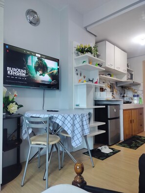 Condo, 1 Bedroom, Accessible, Private Pool | Room amenity - Luxurious City Lights View Condo for Rent in Quezon City (Quezon City)