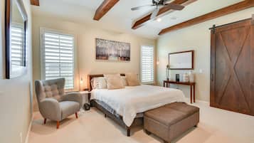 3 bedrooms, iron/ironing board, WiFi, bed sheets