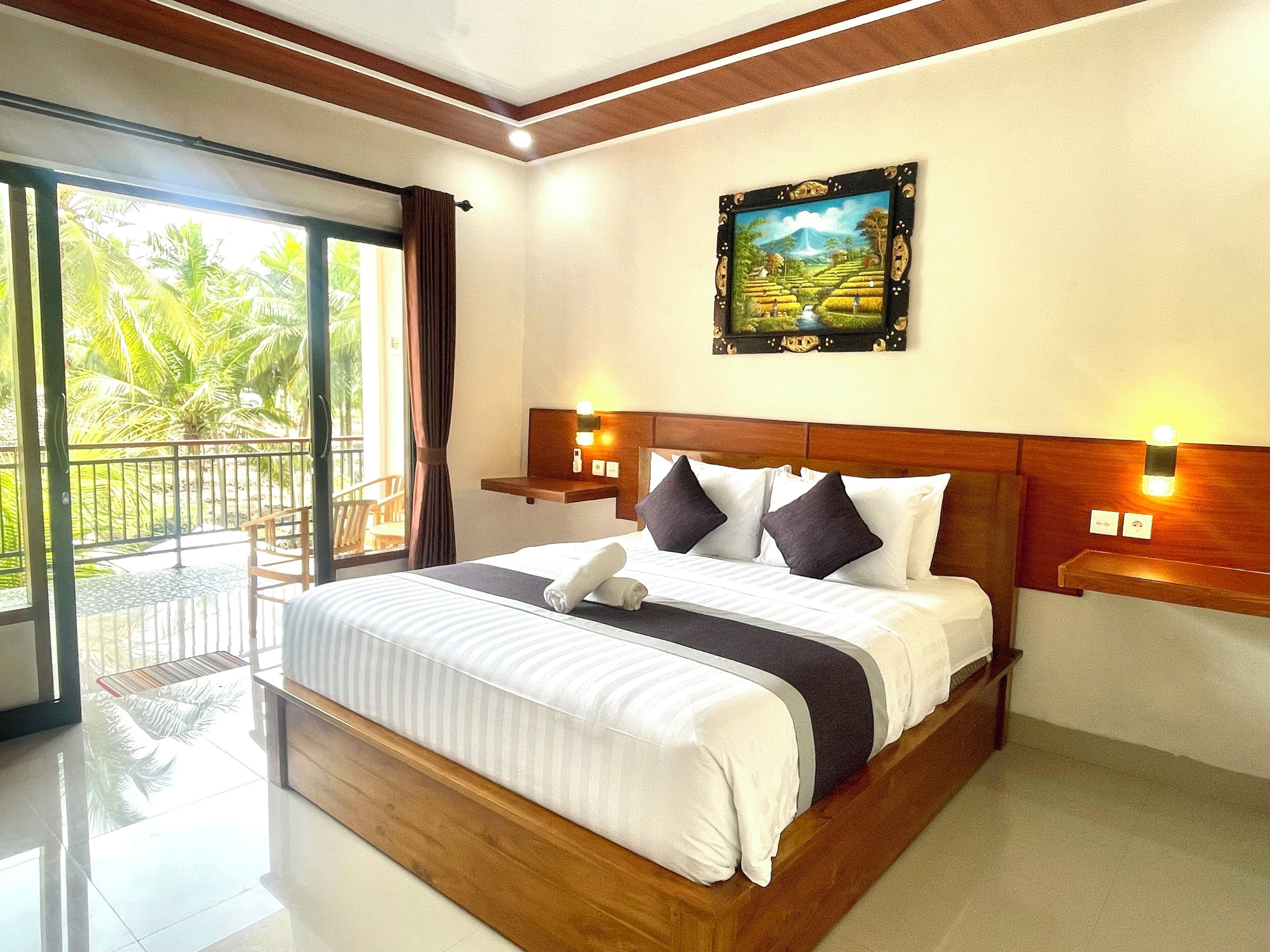 Premium bedding, pillow-top beds, blackout curtains, soundproofing