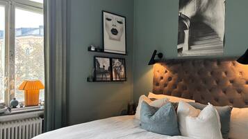 4 slaapkamers, een strijkplank/strijkijzer, wifi, beddengoed