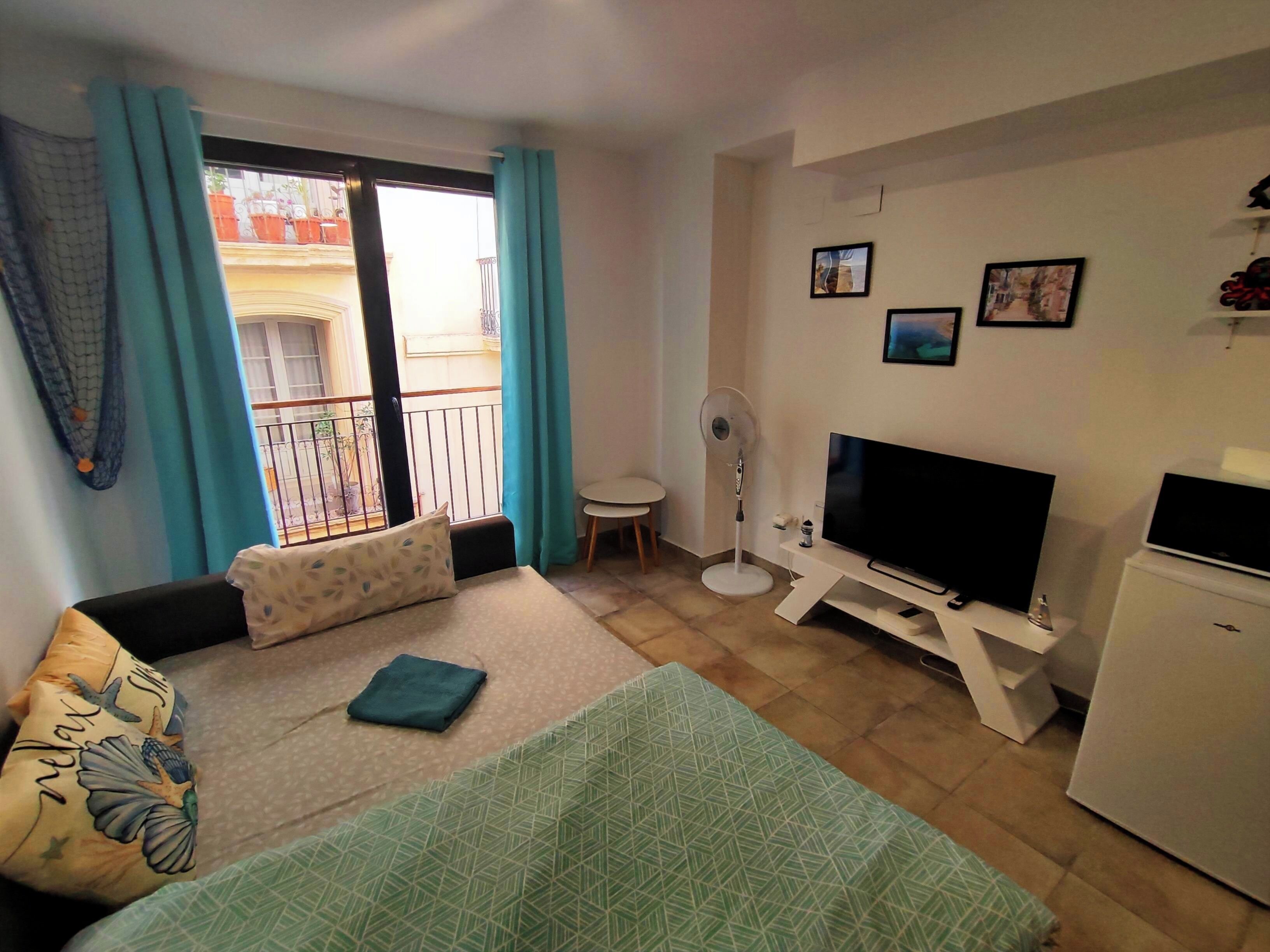 1 soverom, strykejern/-brett, wi-fi (inkludert) og sengetøy