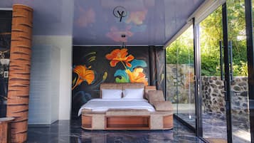 Habitación doble Deluxe, balcón, vista a la montaña | Cunas gratuitas, wifi gratis y ropa de cama