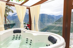 Luxury Room, Balcony, Mountain View | Free cribs/infant beds, free WiFi, bed sheets - Pachamama Ecolodge (Baños de Agua Santa)