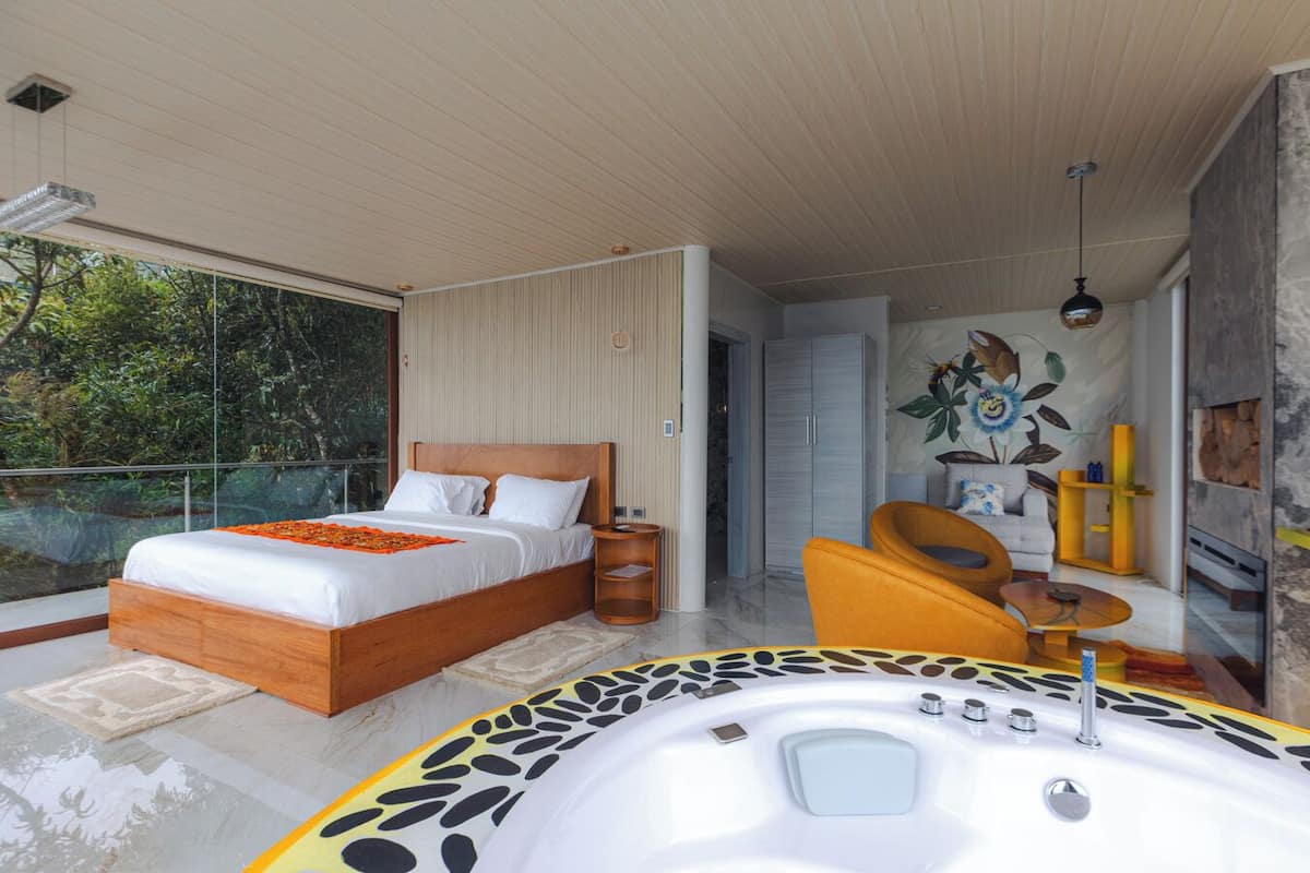 Deluxe-Zimmer, 1 Schlafzimmer, Balkon, Bergblick