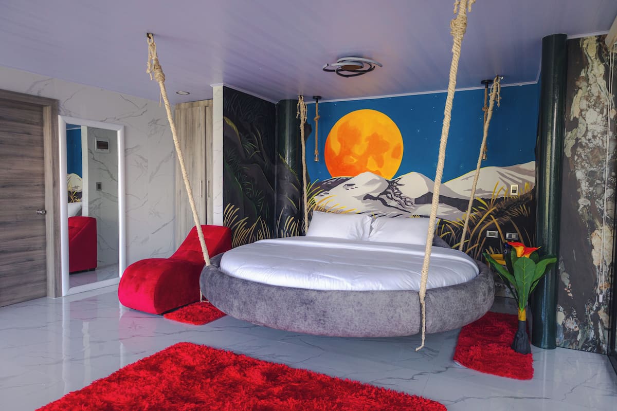 Deluxe-Zimmer, Balkon, Bergblick