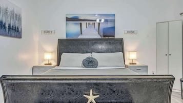 5 habitaciones, tabla de planchar con plancha, cuna de viaje y wifi