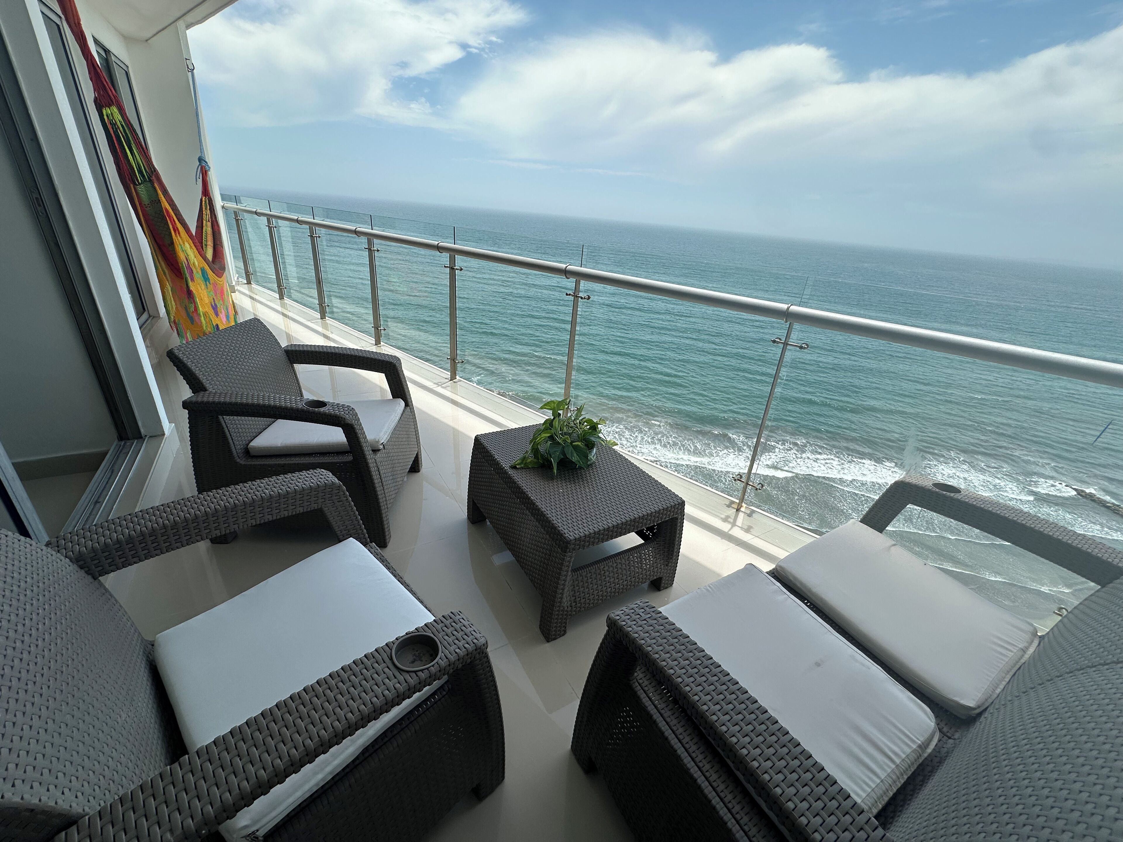 Căn hộ Superior, quang cảnh bãi biển | Hiên