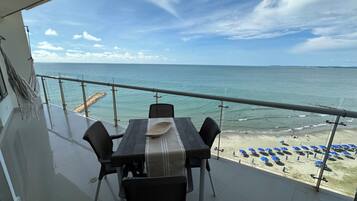 Departamento superior, vista a la playa | Terraza o patio