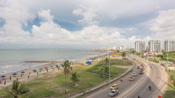 Udsigt fra overnatningsstedet