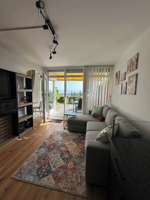TV - Terrace apartment 'Kleine Perle' with view of Lake Constance (Daisendorf)