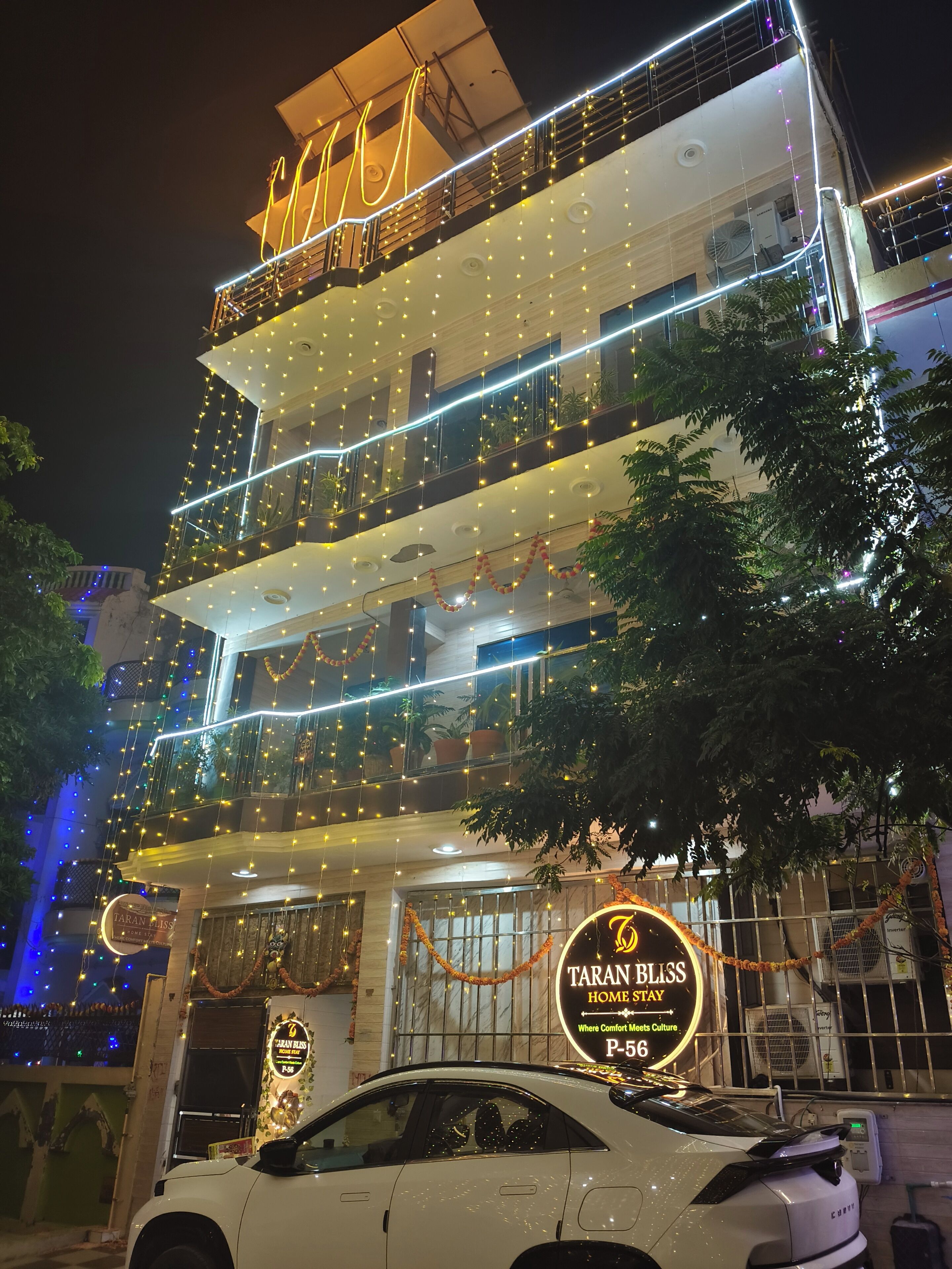 Fassade der Unterkunft