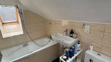 Hair dryer, toilet paper