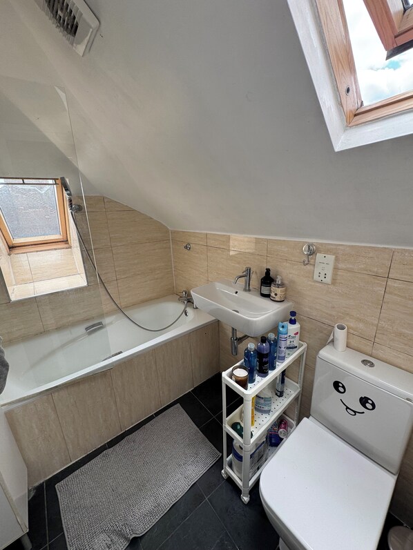 Hair dryer, toilet paper