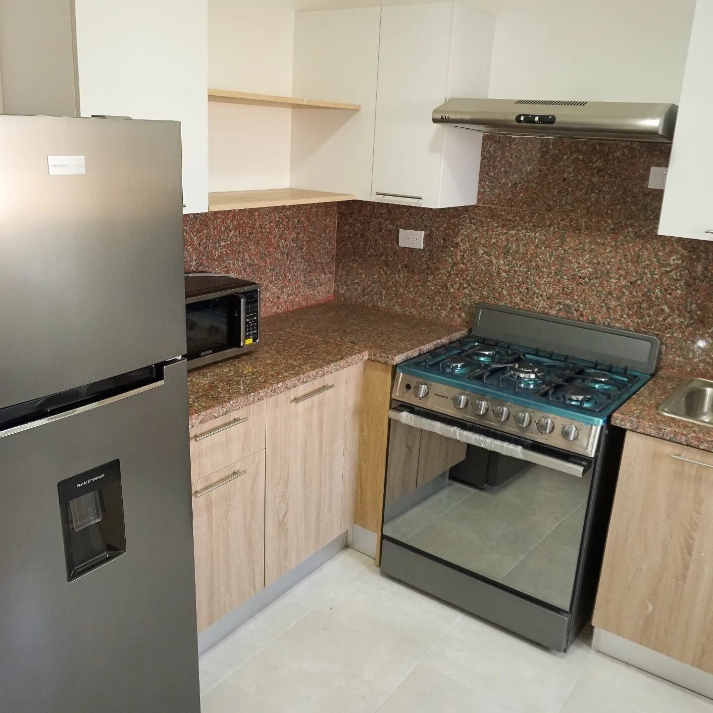 Microwave, stovetop, dishwasher