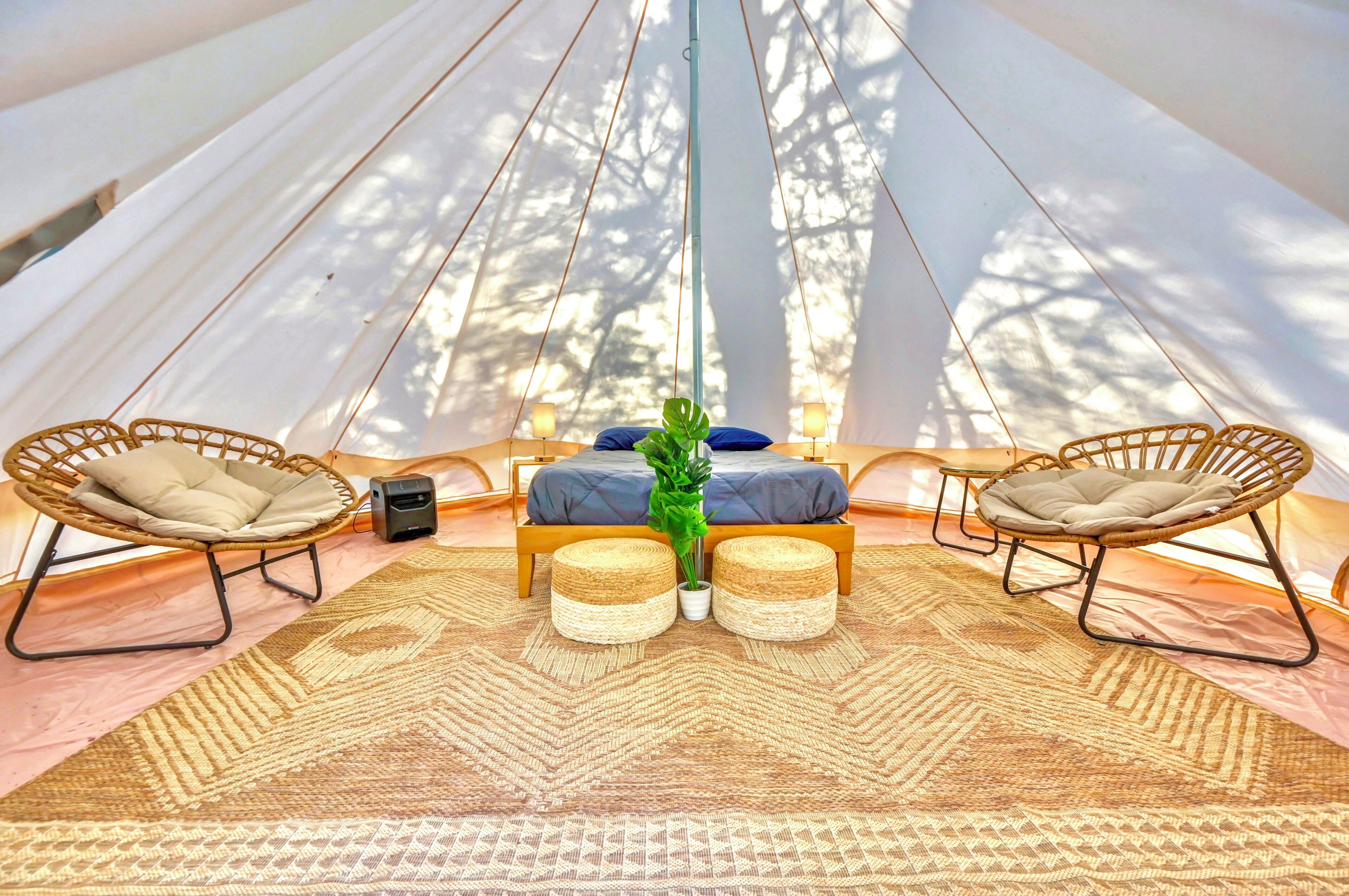 5 habitaciones, escritorio y tabla de planchar con plancha 