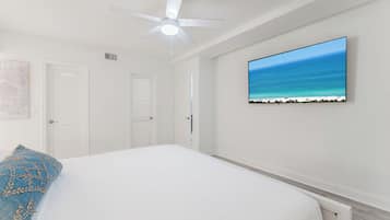 2 habitaciones, tabla de planchar con plancha, cuna de viaje y wifi