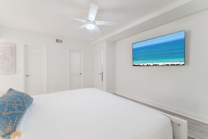 2 habitaciones, tabla de planchar con plancha, cuna de viaje y wifi