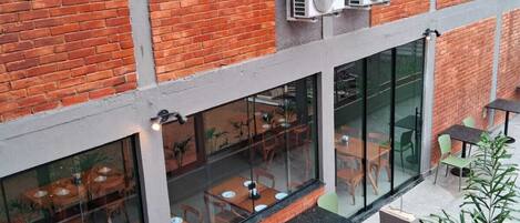 Façade de l’hébergement