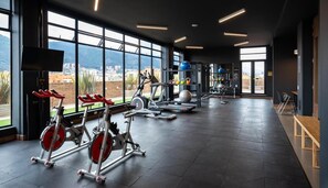 Fitness facility - Exceptional location in Chico Norte, with gym, wifi, terrace and restaurant (Bogotá, D.C.)