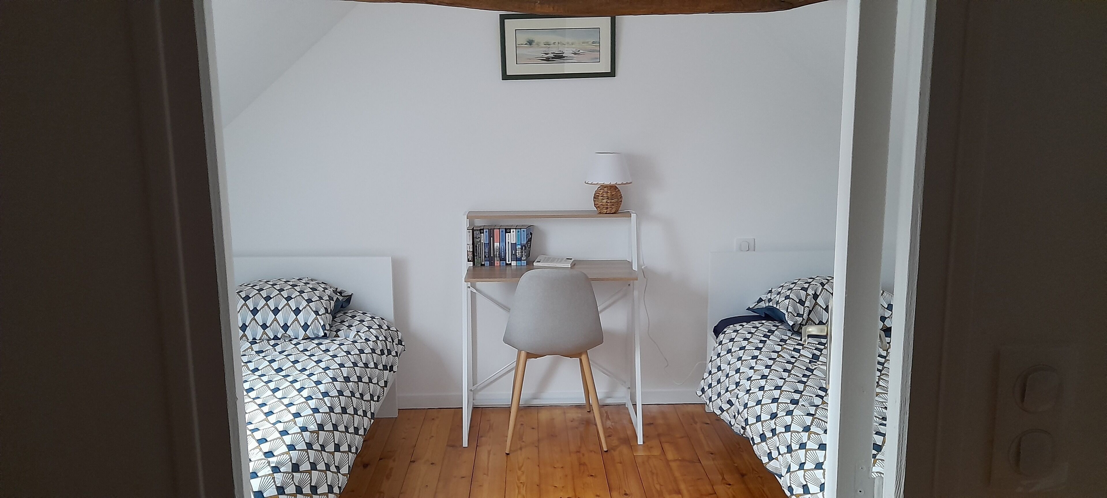 2 soveværelser, sengetøj