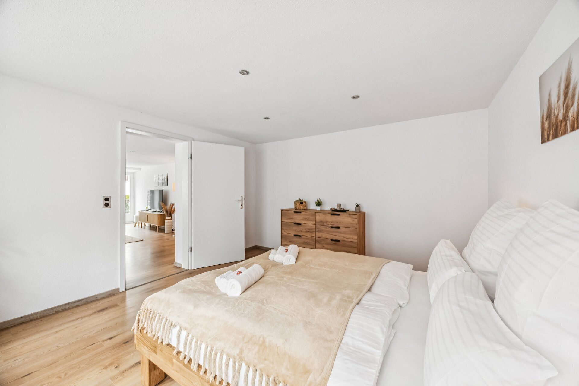 2 bedrooms, iron/ironing board, travel crib, free WiFi