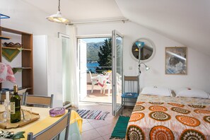 Apartment | 1 bedroom - Apartments Tramonto - Studio Apartment With Balcony and Sea View (Dubrovnik)