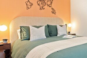 1 多间卧室、熨斗/熨衣板、免费 WiFi、床单