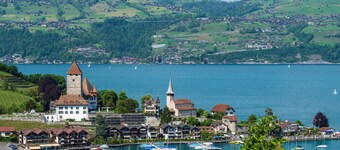 Apartment Eiger with lake and mountain view