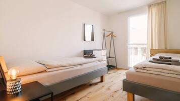 2 bedrooms, iron/ironing board, travel crib, WiFi