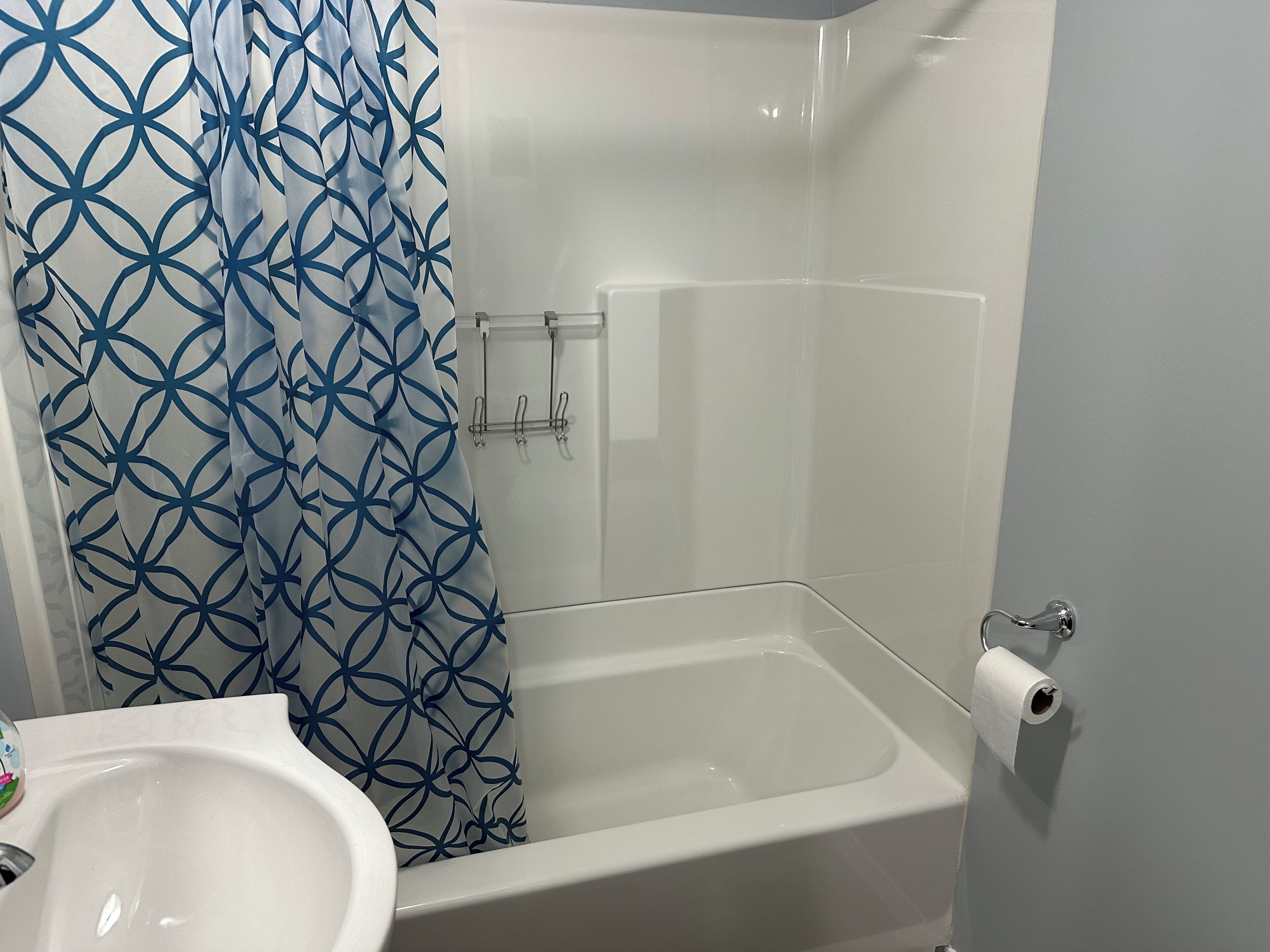 Towels, soap, toilet paper