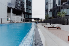 Apartment | Pool | Outdoor pool - Panoramic Lake View 2-bed With Pool, (Canberra)