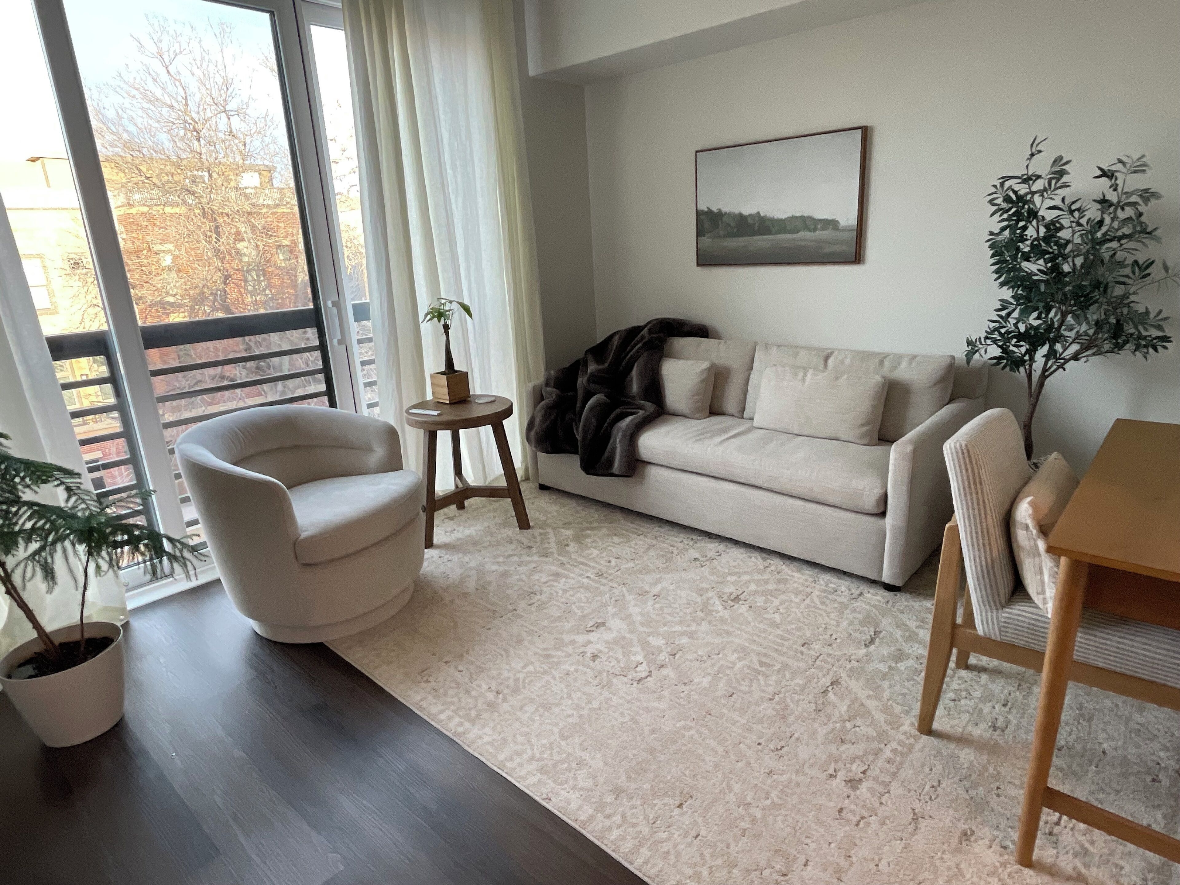 TV connectée, cheminée