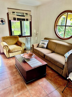 Living area - Riverside oasis with private pool and backyard.  Walking distance to the beach. (Paquera)
