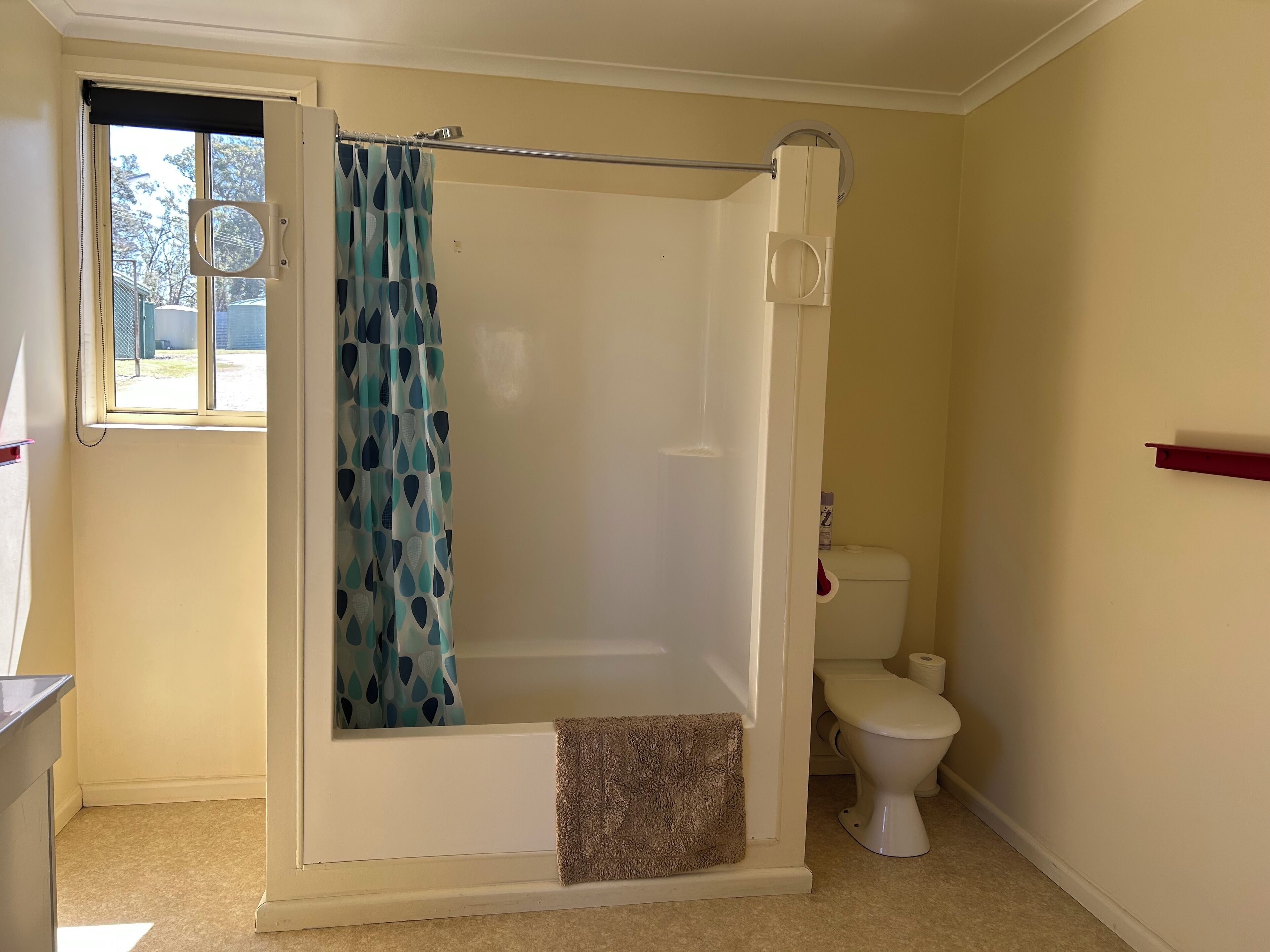 Towels, soap, toilet paper