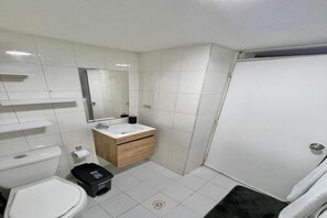 Towels, soap, toilet paper