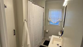 Towels, soap, toilet paper