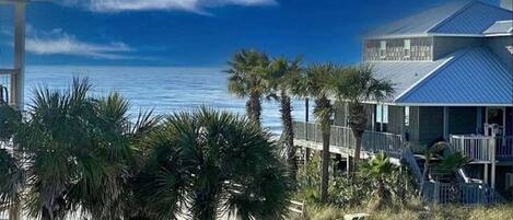 Sun loungers, beach towels