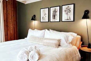 1 chambre, fer et planche à repasser, Wi-Fi, literie fournie