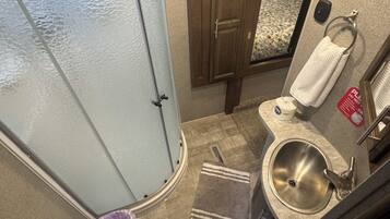 Towels, soap, toilet paper