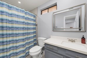 Hair dryer, towels