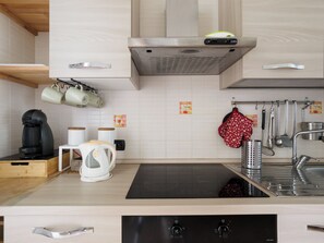 Comfort-Apartment, Balkon, Gartenblick | Eigene Küche | Ofen, Herdplatte, Espressomaschine, Wasserkocher
