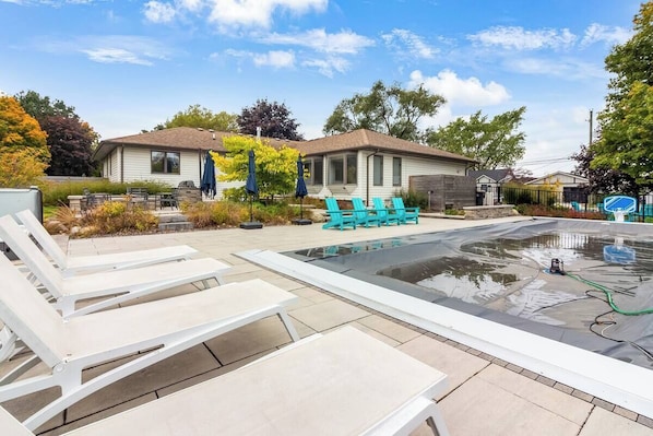 Property grounds - New! Spacious Beachfront Home with Pool & Hot Tub (South Haven)