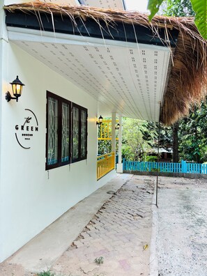 Façade de l’hébergement