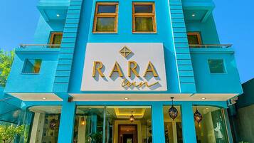 Voorkant van accommodatie