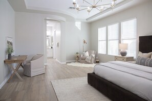 Desk, iron/ironing board, travel crib, WiFi