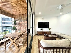 Luksuskattohuoneisto, 2 makuuhuonetta, kaupunkinäköala | Näkymä huoneesta