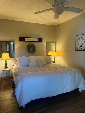 1 bedroom, in-room safe, iron/ironing board, travel crib