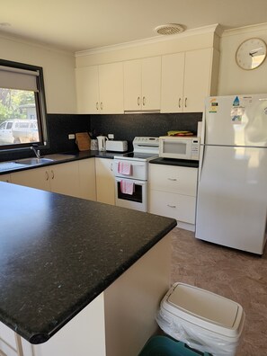 Microwave, oven, stovetop