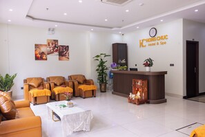 منطقة الاستقبال في السبا