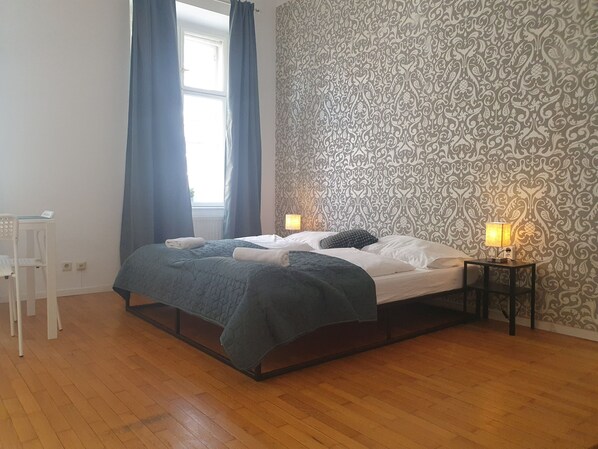 Apartemen Basic | Setrika/meja setrika dan Wi-Fi gratis